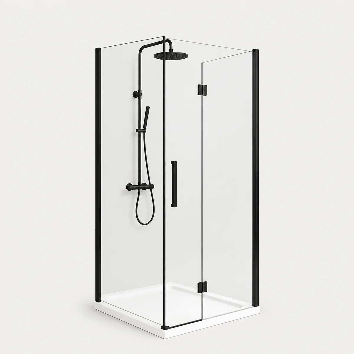 Glass shower, the real-world character this definition is written to capture