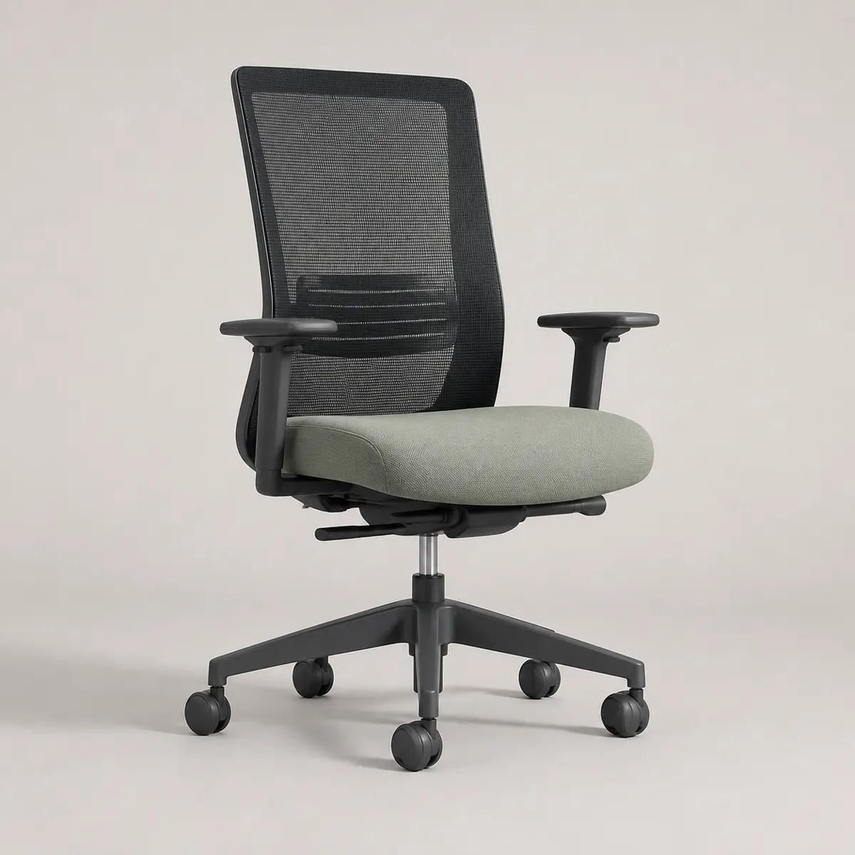Mesh task chair, shown as a photorealistic visual reference