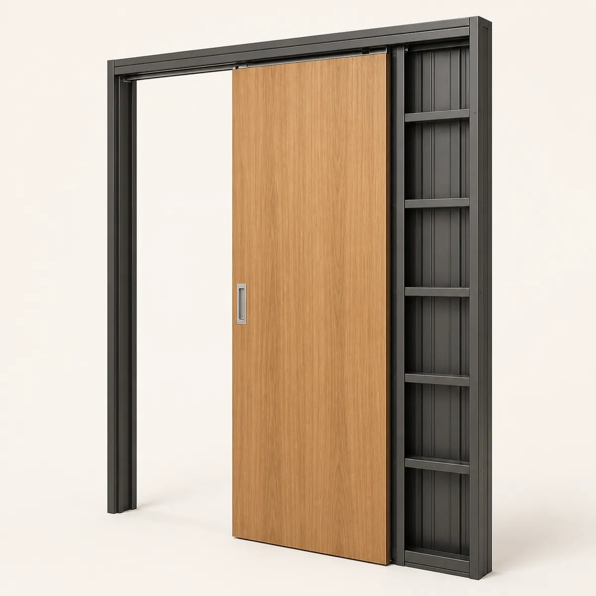 Pocket door set, the real-world character this definition is written to capture